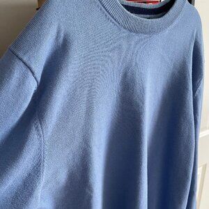Brooks Brother Supima Cotton Sweater - M - Blue